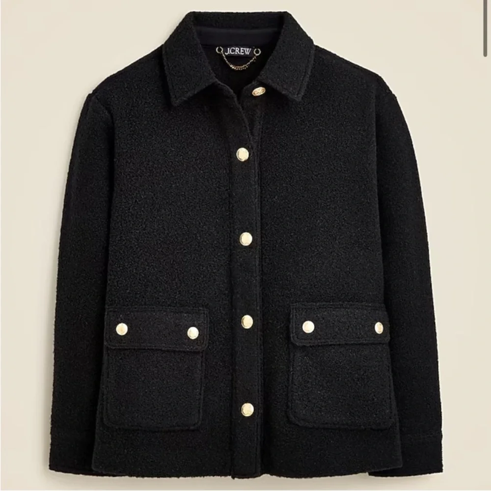 J. Crew Bouclé shirt-jacket size xl NWT